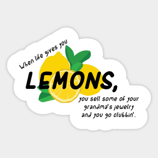 Lemons One Sticker